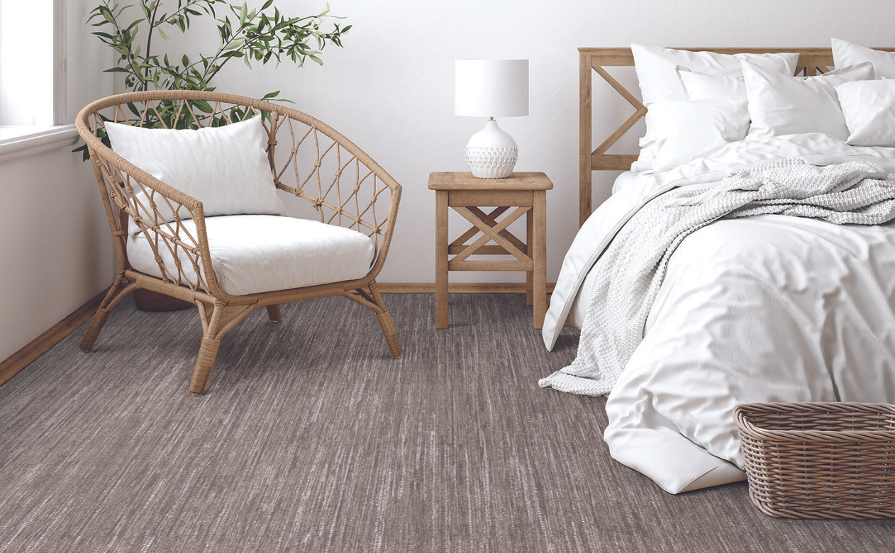 Beige carpet in a bedroom