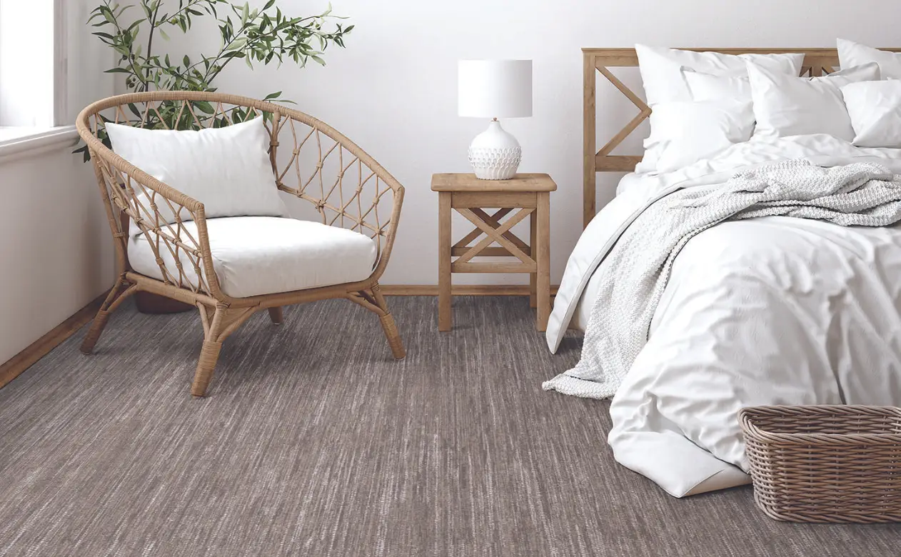 Beige carpet in a bedroom